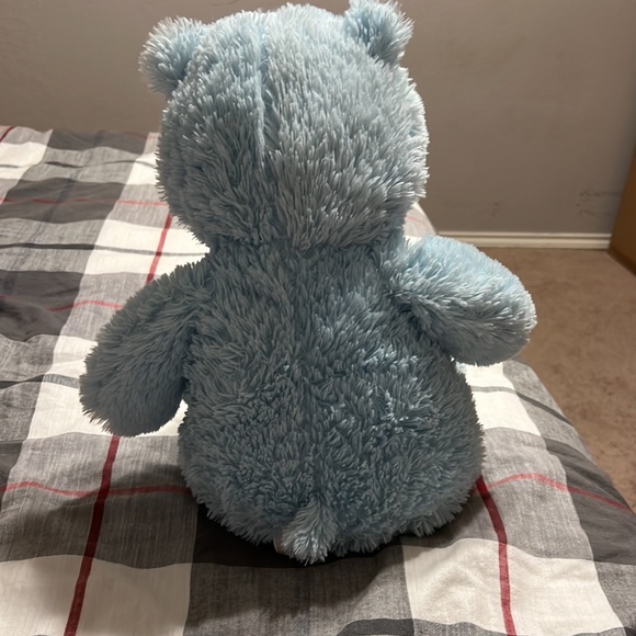 Blue hippo stuffy. - Picture 3 of 5